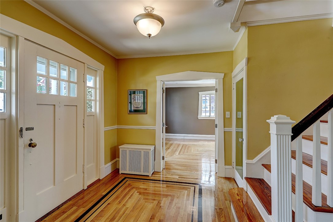 246 Oakley Road Woonsocket, RI 02895 - Photo 6 of 42 newly refinished hardwood floors with mahogany inlays