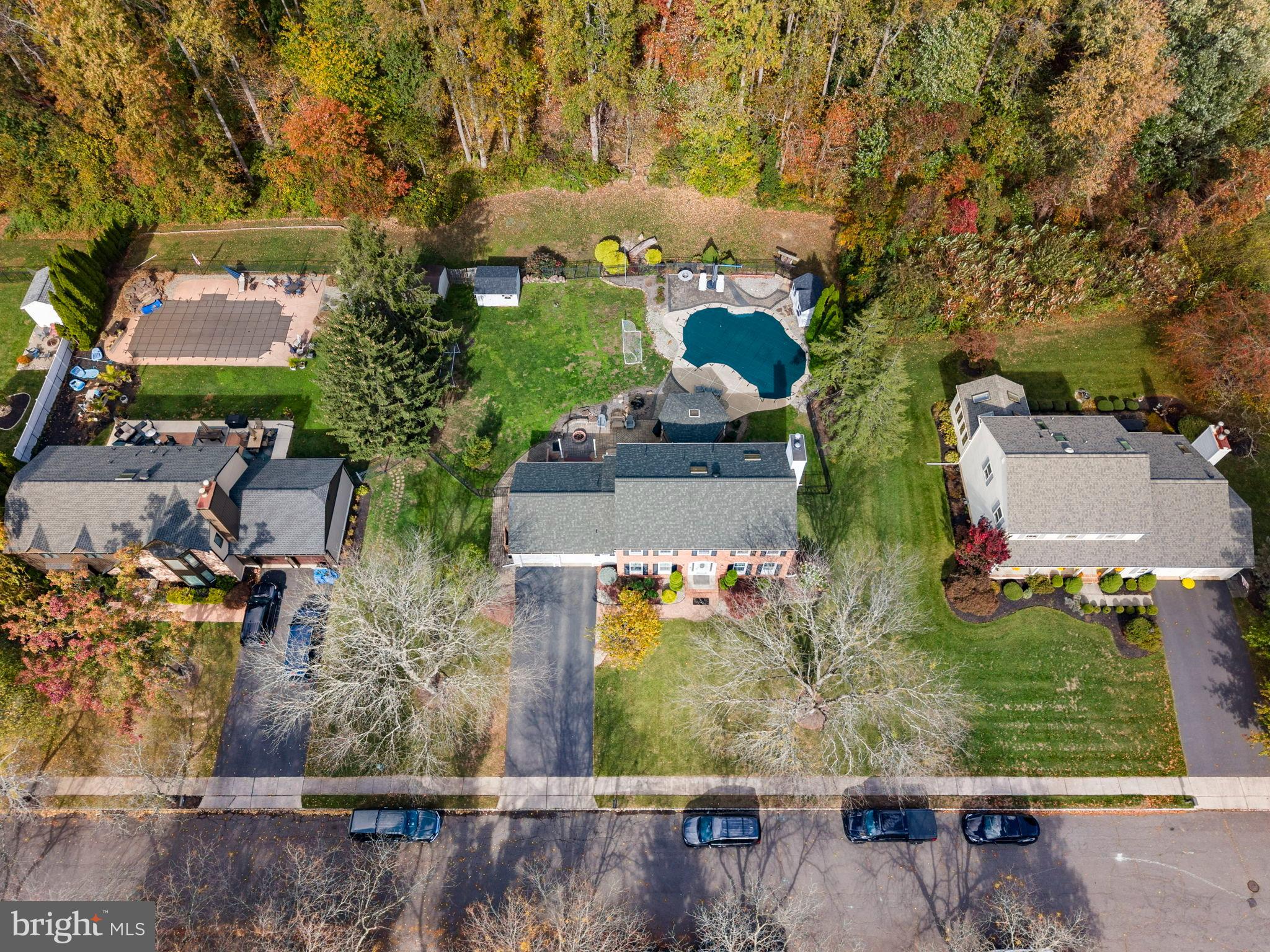 40 Doe Drive Hamilton, NJ 08620 - Photo 8 of 62 an aerial view of residential houses with outdoor space