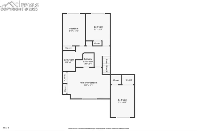 a picture of a floor plan
