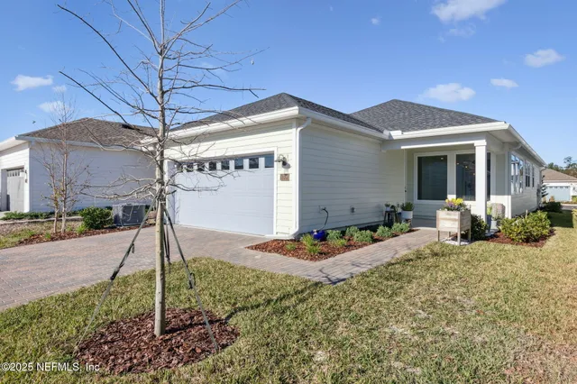 a view of an outdoor space with a patio
