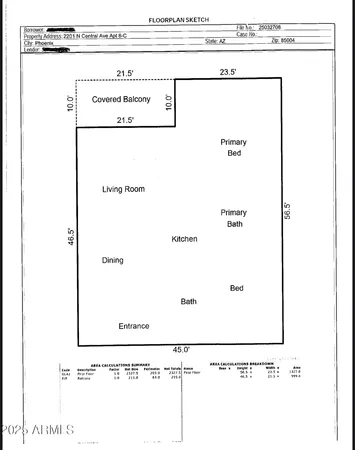 $700,000 | 2201 North Central Avenue, Unit 8C, Phoenix, AZ 85004