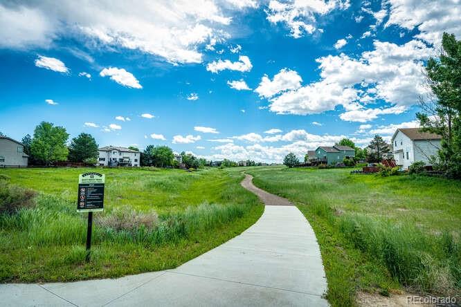 2016 West Ashwood Place Highlands Ranch, CO 80129 - Photo 36 of 40 a view of a garden with plants