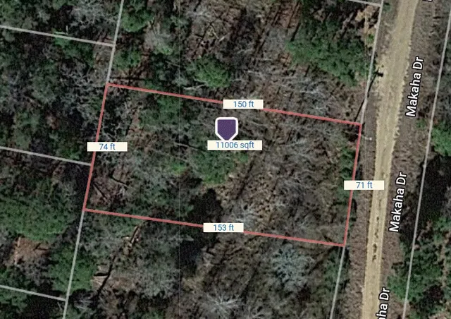 $39,000 | Lot 233 Makaha Drive, Bastrop, TX 78602