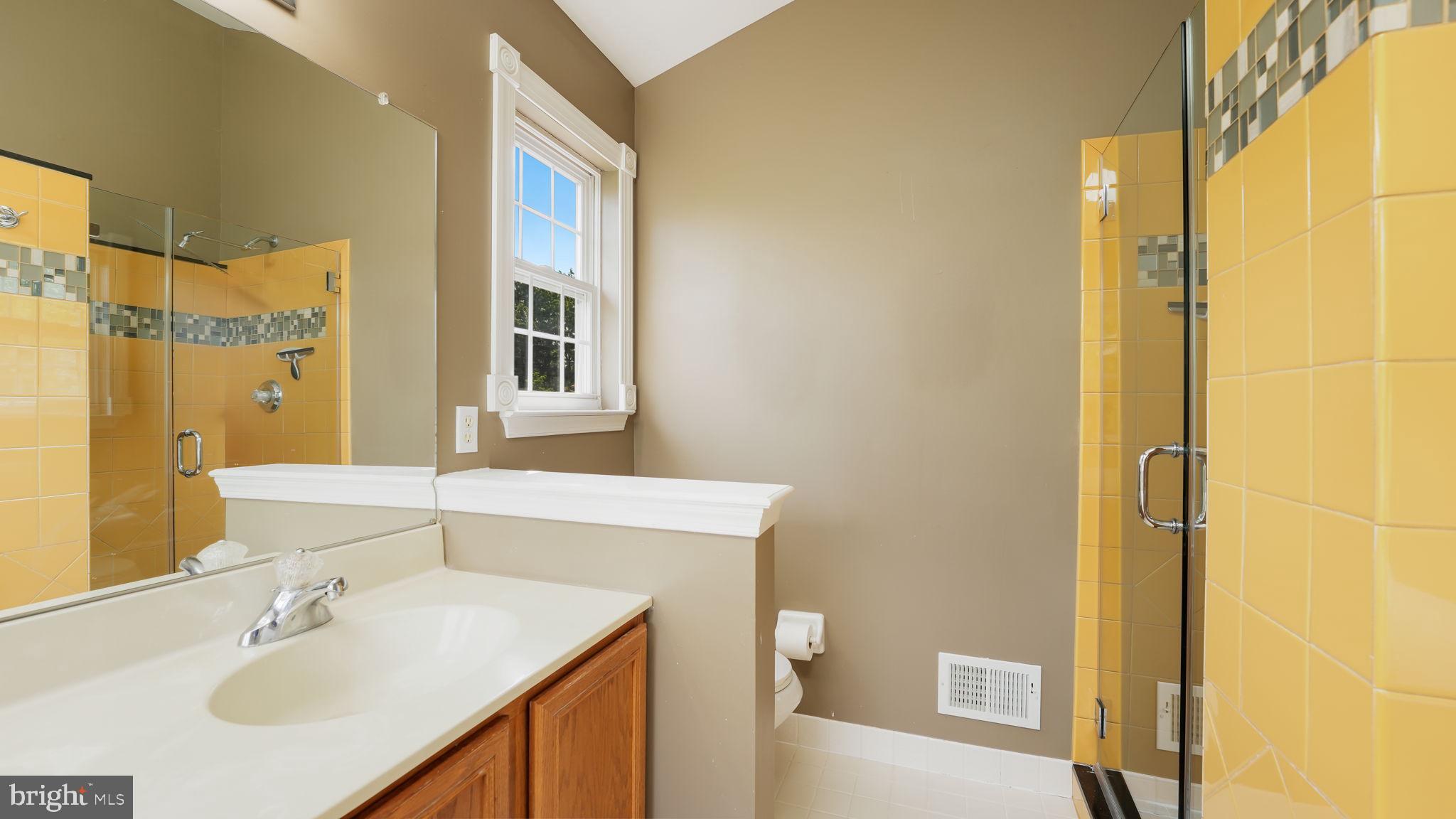408 Longleaf Drive Perkasie, PA 18944 - Photo 20 of 36 a bathroom with a sink and a mirror