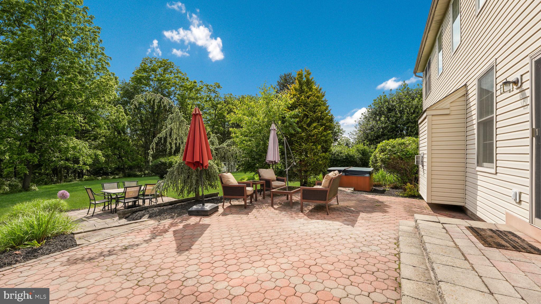 408 Longleaf Drive Perkasie, PA 18944 - Photo 31 of 36 a view of a backyard with sitting area