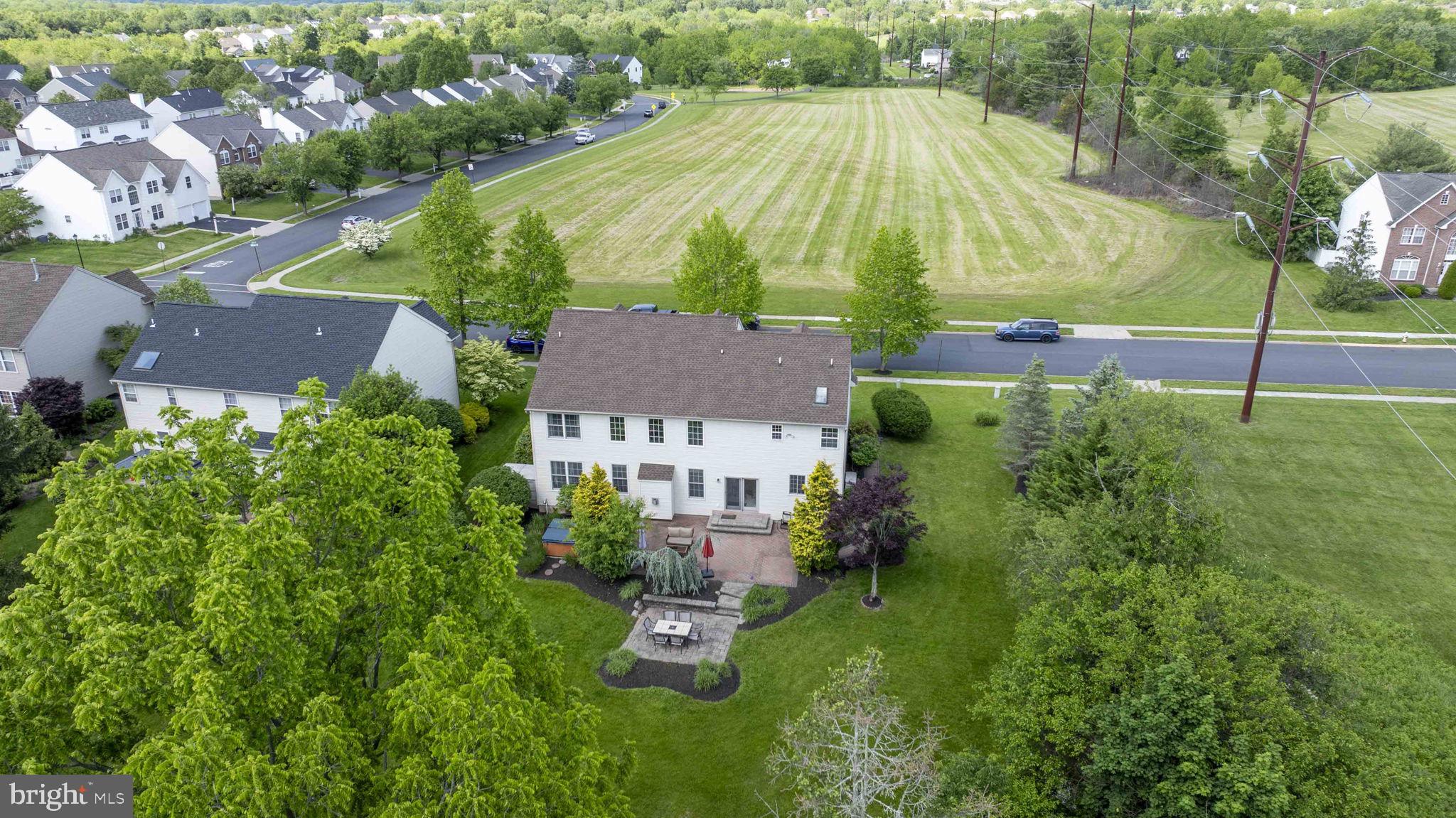 408 Longleaf Drive Perkasie, PA 18944 - Photo 33 of 36 an aerial view of residential houses with outdoor space and trees all around