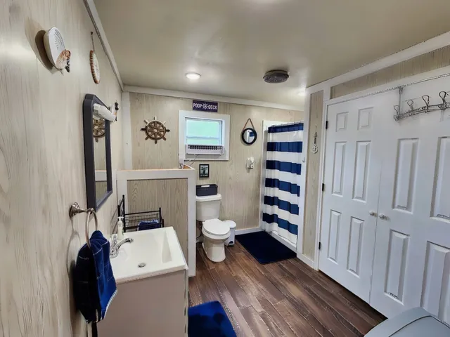 a view of a walk in closet