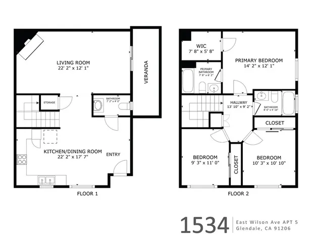 $3,800 | 1534 East Wilson Avenue, Unit 5, Glendale, CA 91206