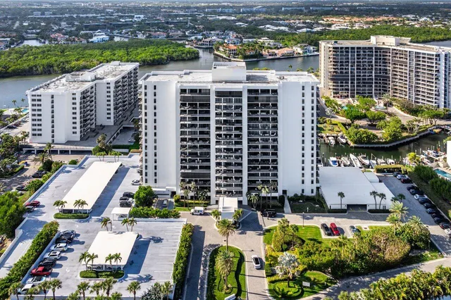 a view of a city with tall buildings
