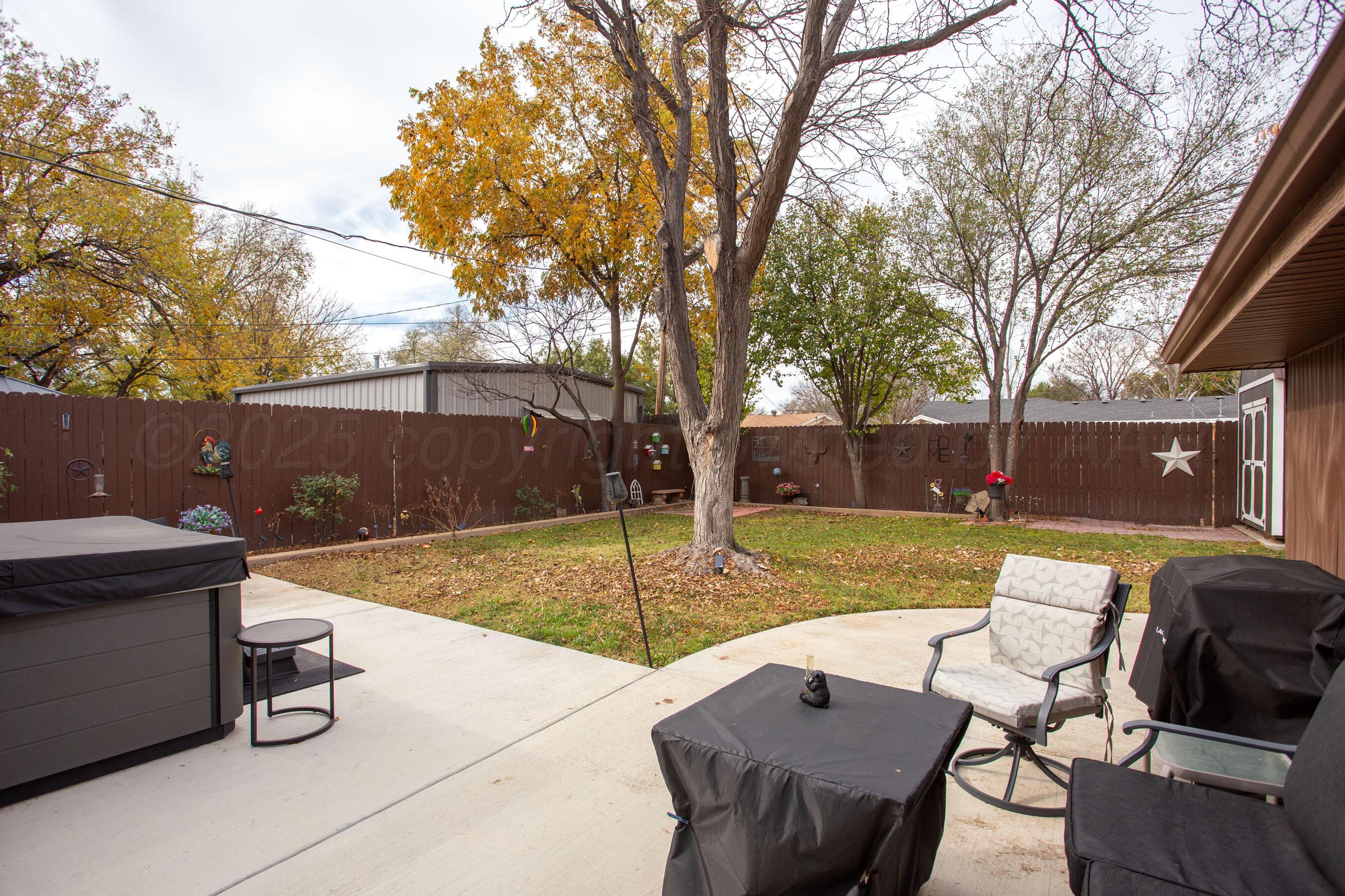 3600 Patterson Drive Amarillo, TX 79109 - Photo 28 of 31 a view of backyard with outdoor seating