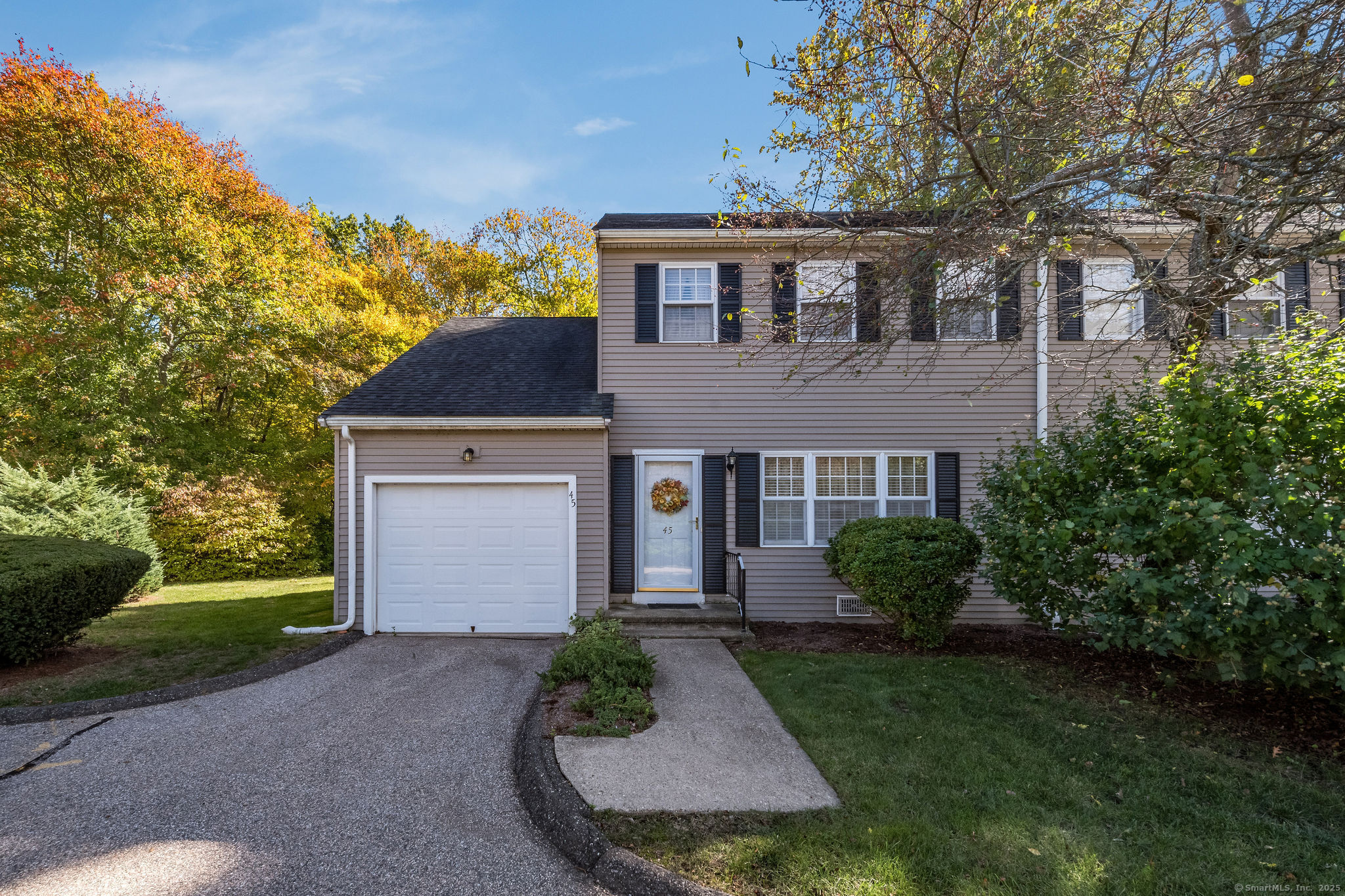 front view of house with a yard