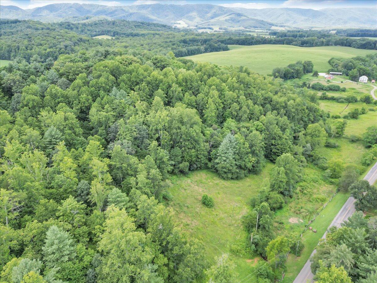 3 Ferrum Mountain Road Callaway, VA 24067 - Photo 11 of 13 an aerial view of a houses with a lush green hillside