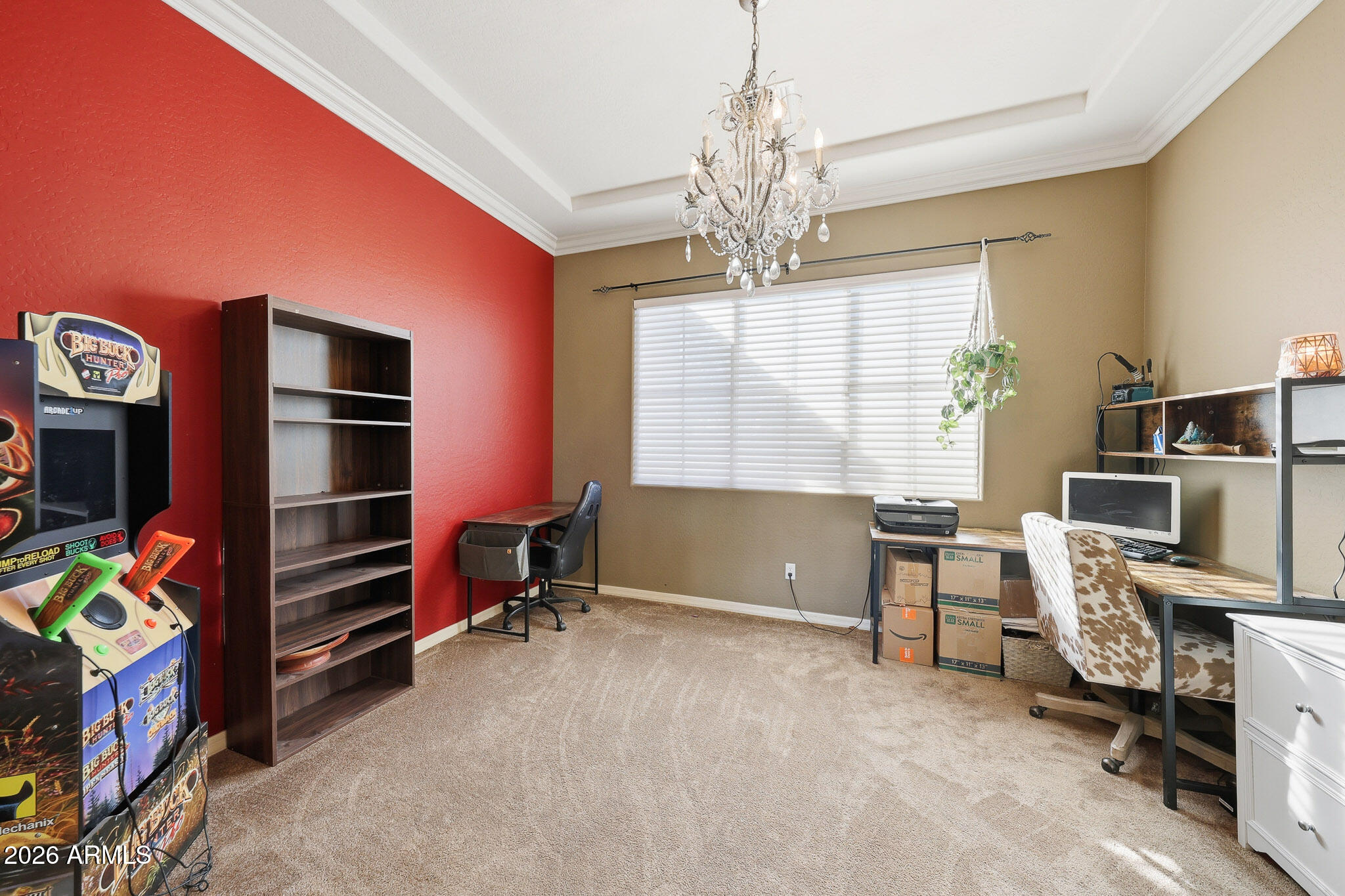 23024 West Sierra Ridge Way Wittmann, AZ 85361 - Photo 46 of 99 a workspace with furniture and a window