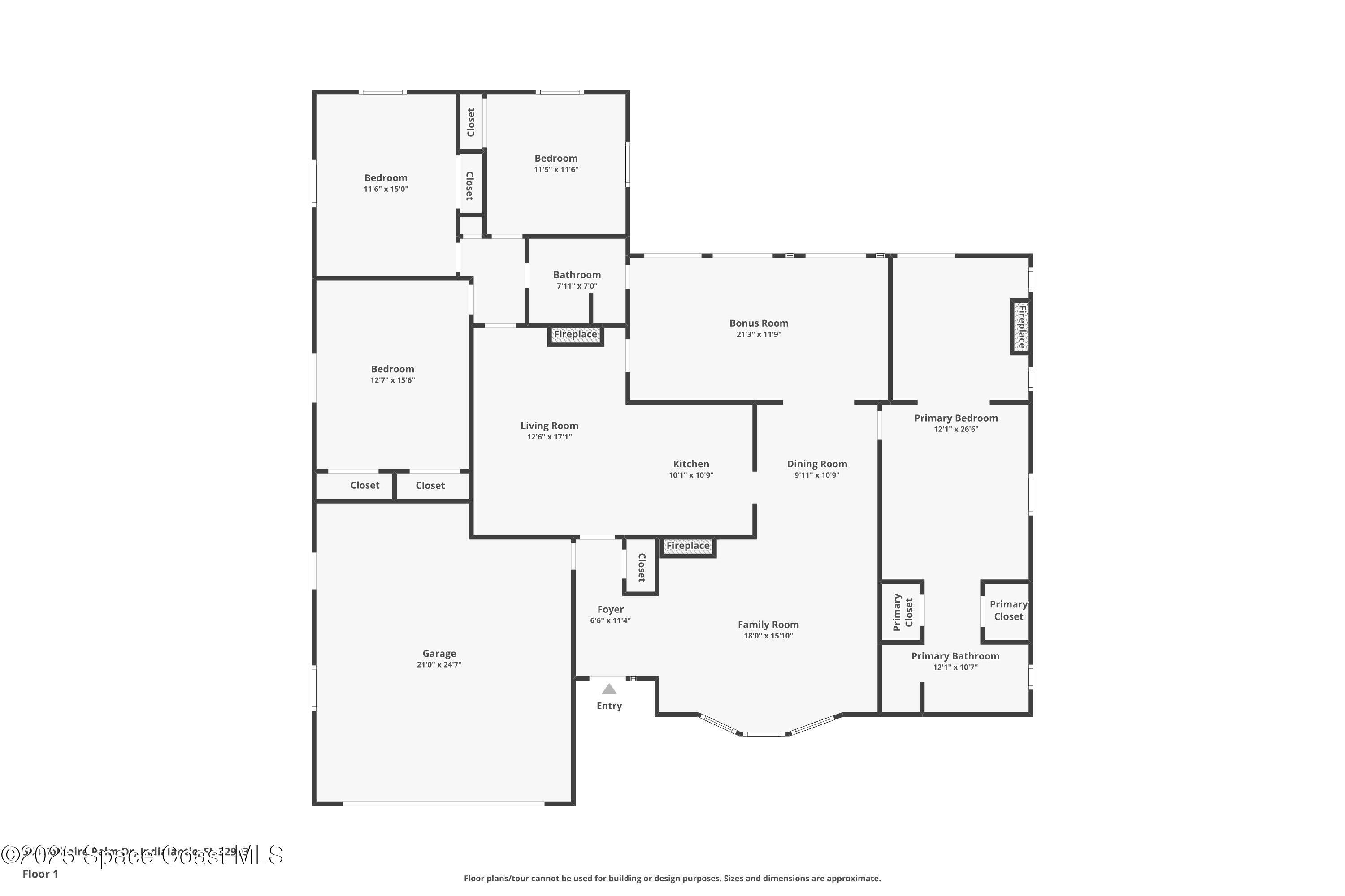 544 Solitaire Palm Drive Indialantic, FL 32903 - Photo 23 of 37 a picture of floor plan