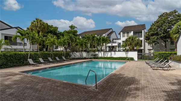 a view of outdoor space yard swimming pool and patio
