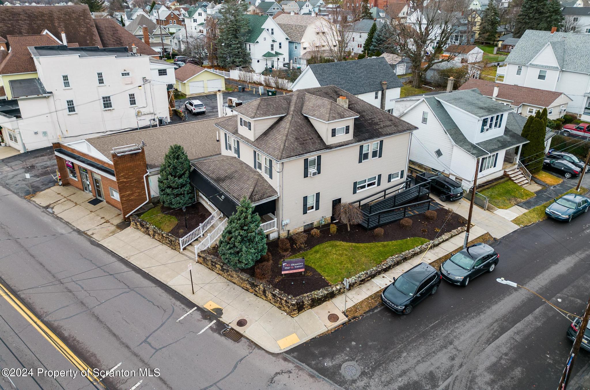 924 South Main Avenue Scranton, PA 18504 - Photo 38 of 38 an aerial view of a house with a swimming pool