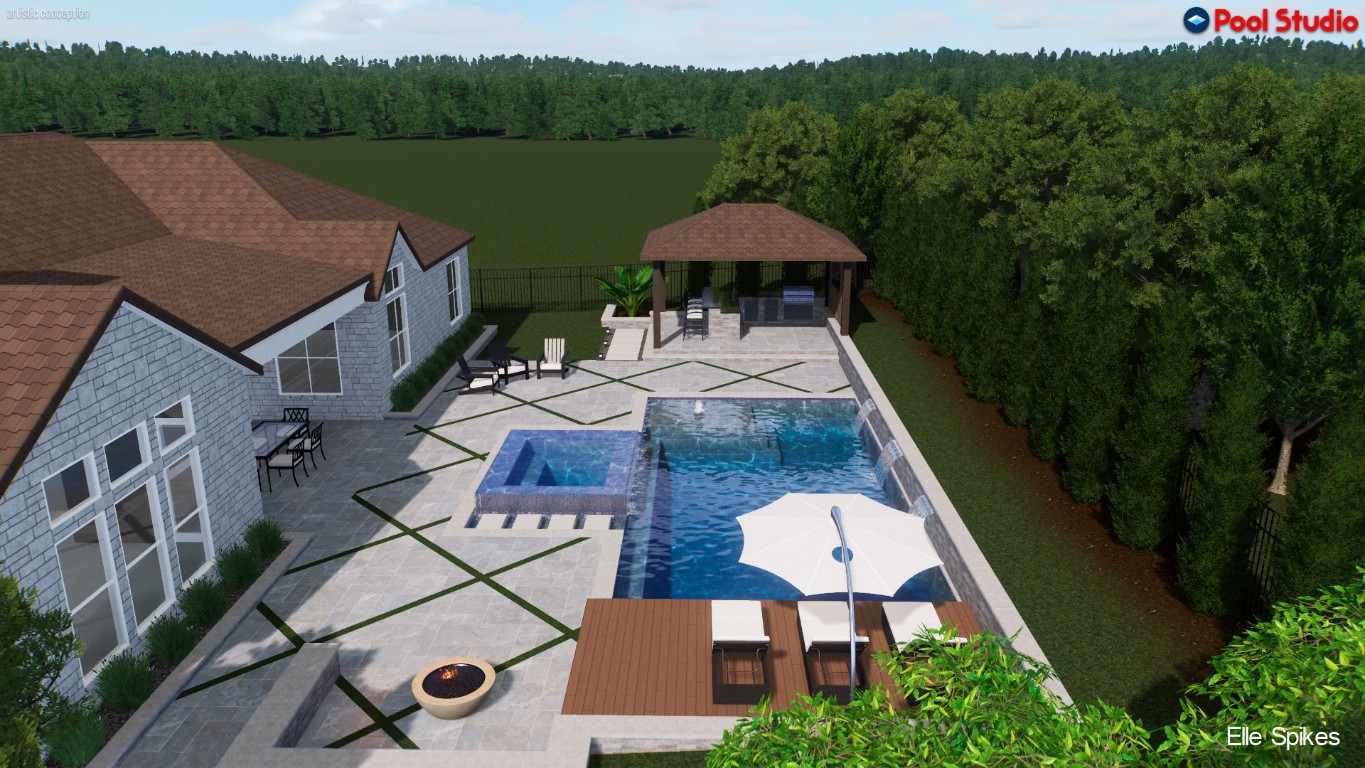 213 Black Wolf Run Austin, TX 78738 - Photo 28 of 39 an aerial view of a house with garden space and street view