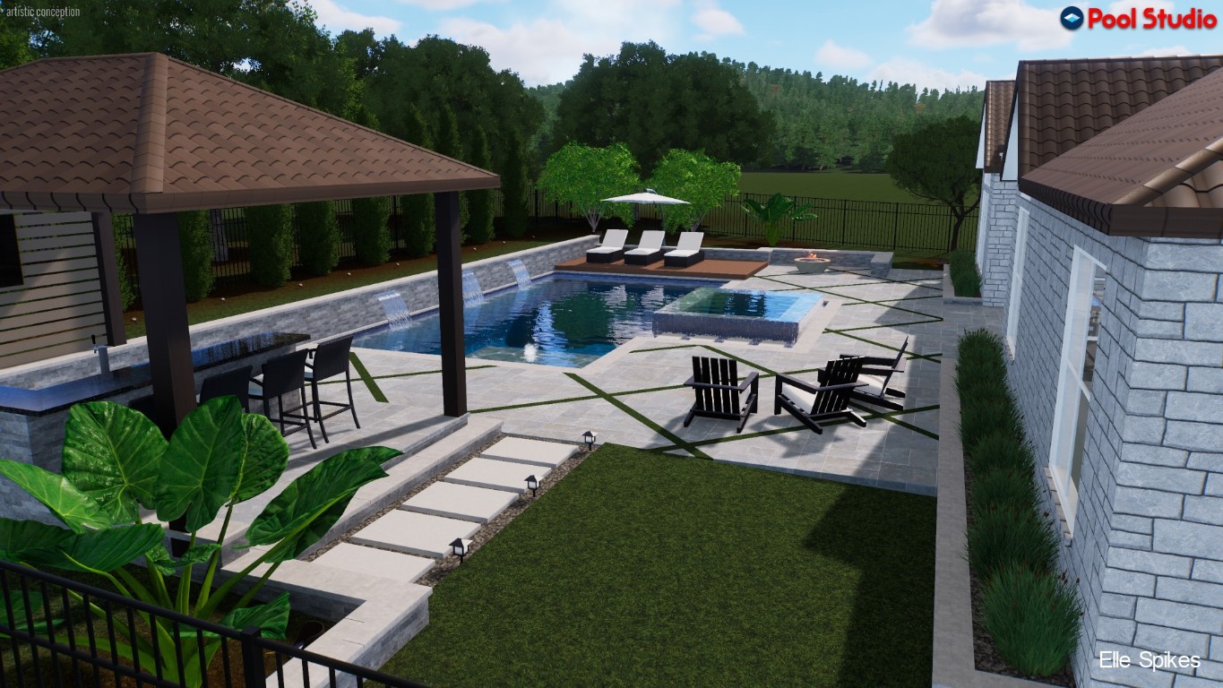 213 Black Wolf Run Austin, TX 78738 - Photo 30 of 39 a view of a patio with table and chairs potted plants with wooden floor