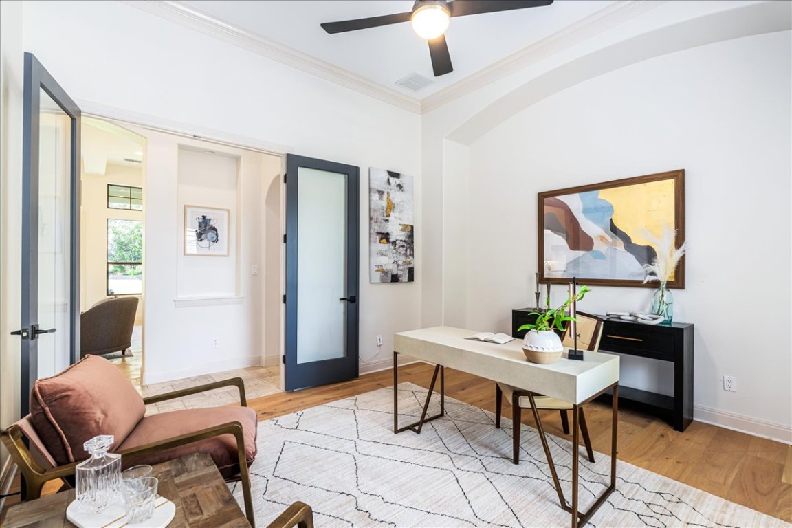 213 Black Wolf Run Austin, TX 78738 - Photo 10 of 39 a workspace with furniture and a window