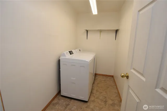 a view of storage and utility room