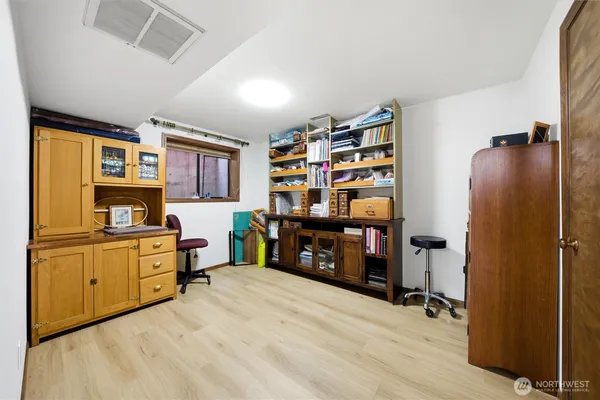 a kitchen with stainless steel appliances a refrigerator and a stove
