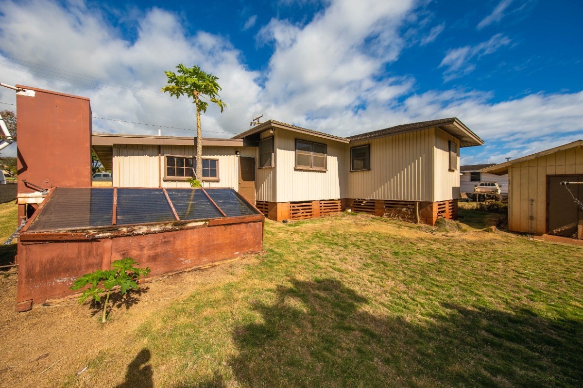 4733 Uliuli Road Eleele, HI 96705 - Photo 21 of 25 a front view of house with yard