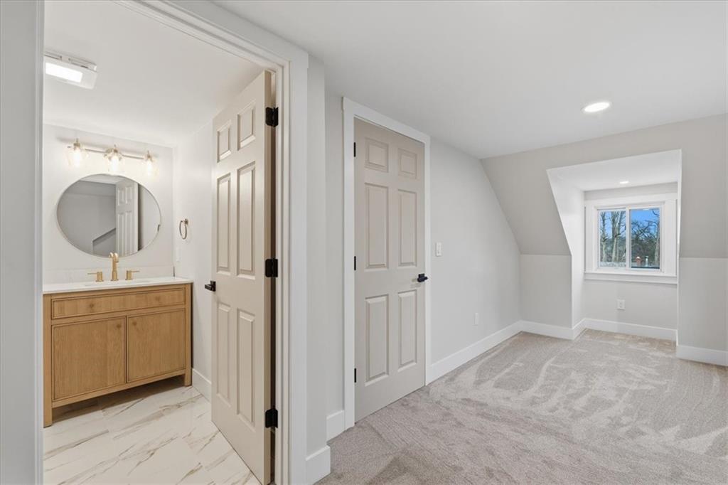 44 Ruthfred Drive Pittsburgh, PA 15241 - Photo 22 of 29 a view of a bathroom with sink mirror and window