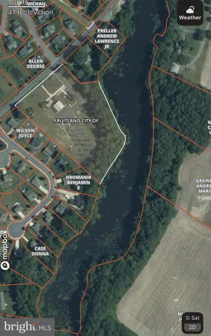 an aerial view of a residential houses