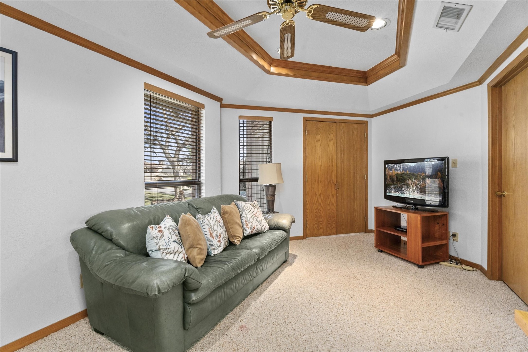 241 Harbour Point Circle Coldspring, TX 77331 - Photo 31 of 33 This fourth bedroom is off the kitchen and entry and can be used as a very flexible space.