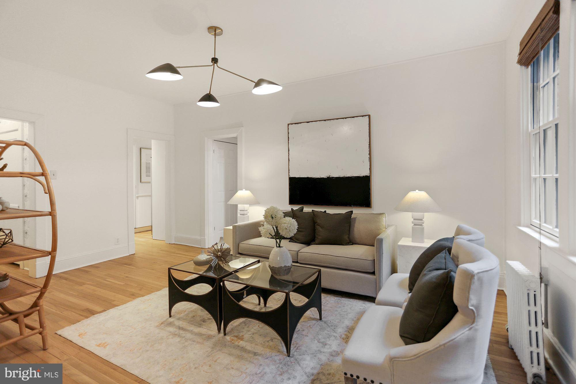 1705 Lanier Place Northwest, Unit 304 Washington, DC 20009 - Photo 7 of 35 Elegant Proportions & New Custom Lighting