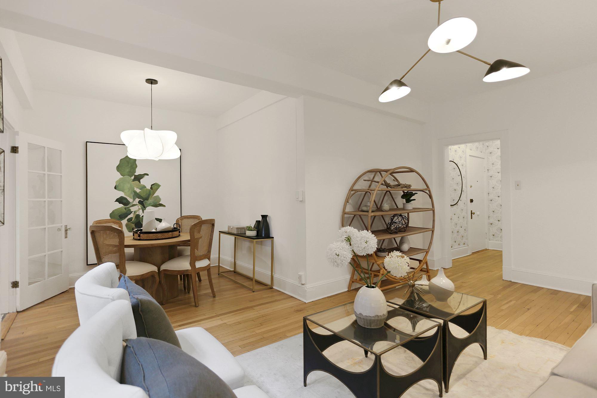 1705 Lanier Place Northwest, Unit 304 Washington, DC 20009 - Photo 8 of 35 Excellent, Open Living and Dining Space