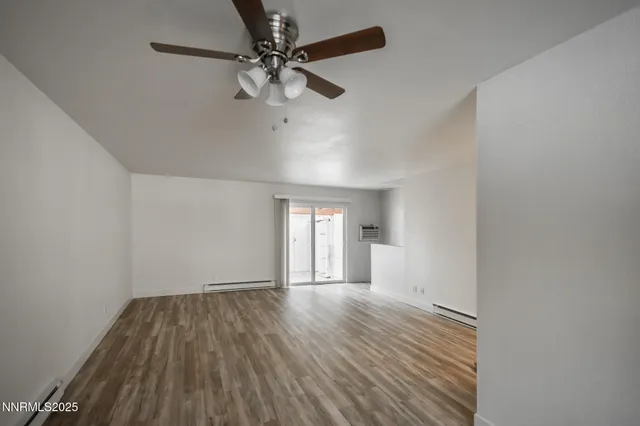 a view of small wooden door