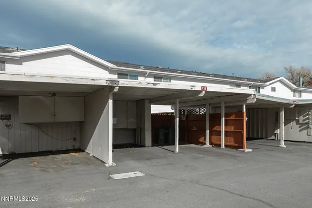 a view of a car garage