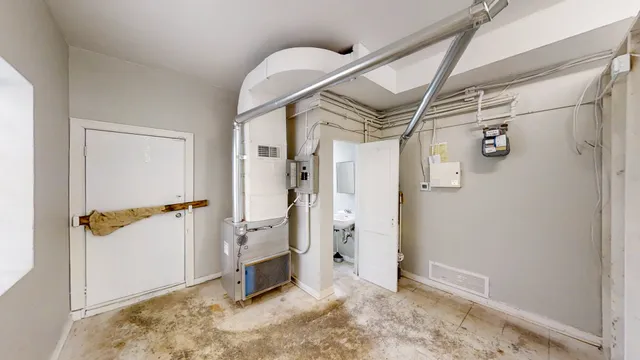 an entryway of a house