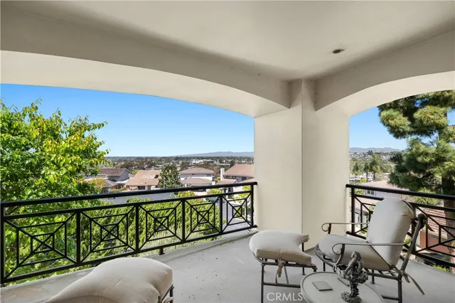 a living room with furniture with a rug