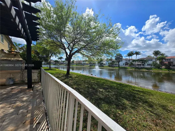 a view of a wooden bridge