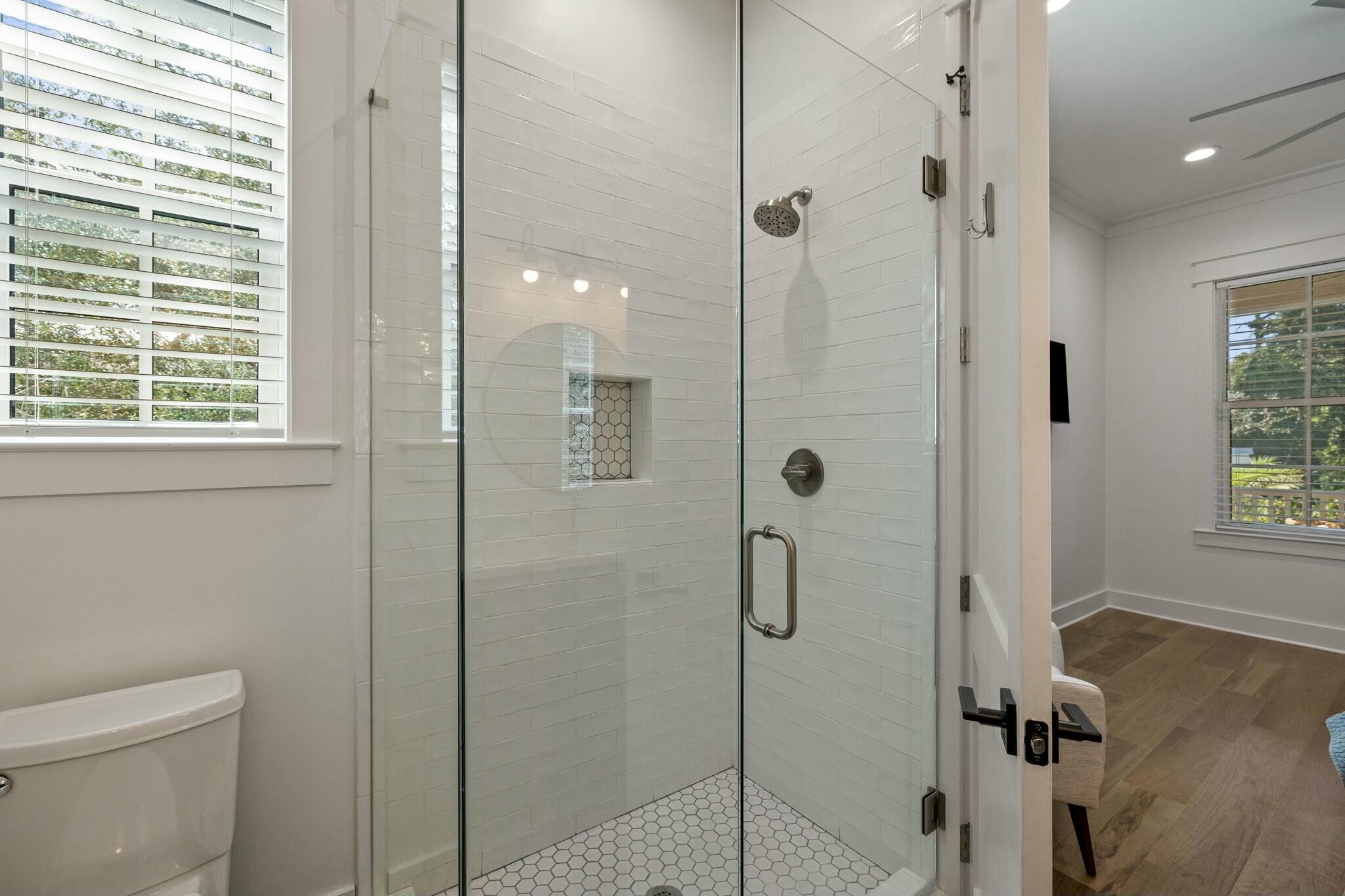 349 Seabreeze Blvd Inlet Beach Inlet Beach, FL 32461 - Photo 51 of 74 a bathroom with a shower and a toilet