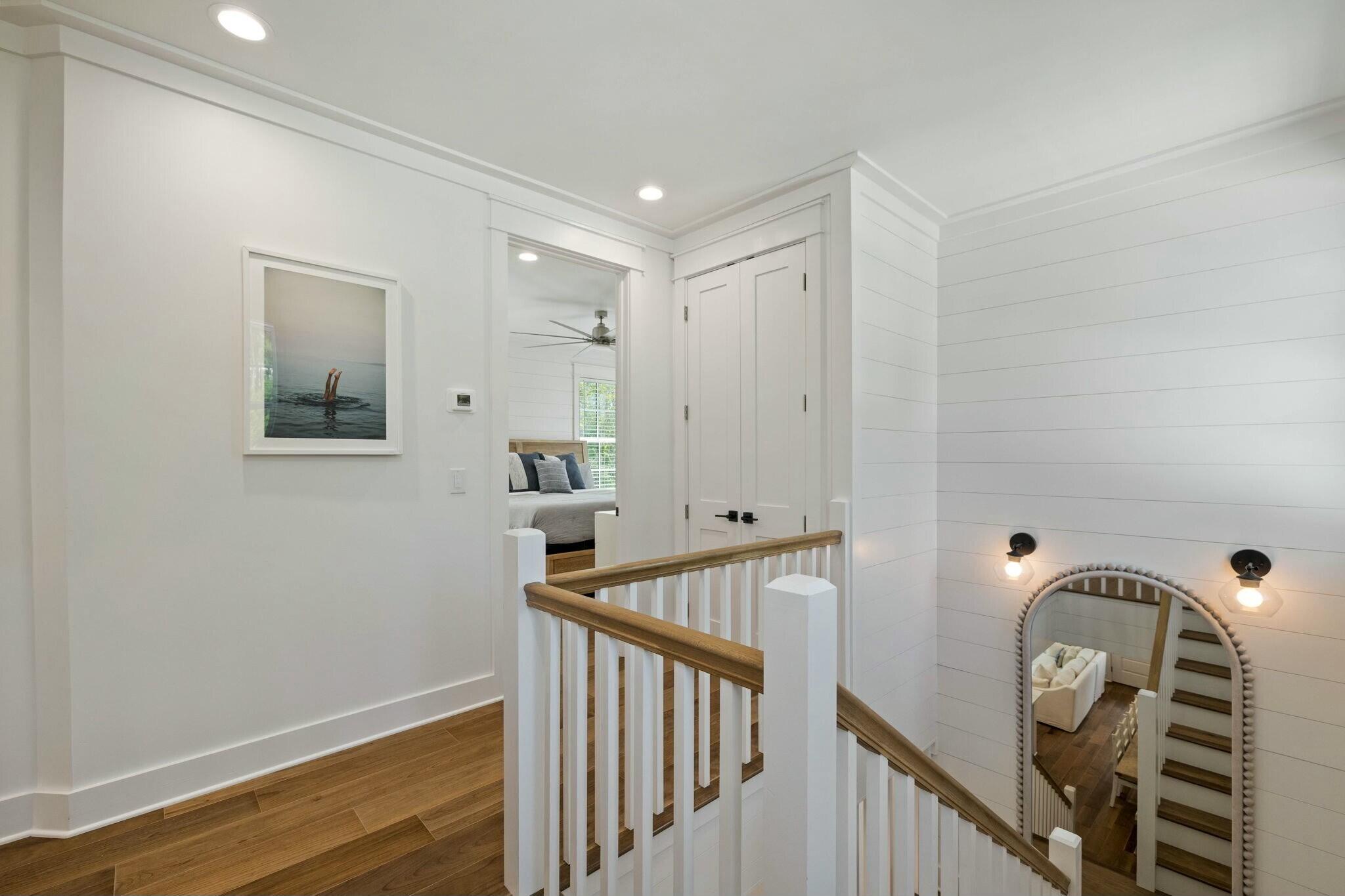 349 Seabreeze Blvd Inlet Beach Inlet Beach, FL 32461 - Photo 55 of 74 a view of a hallway with a white walls