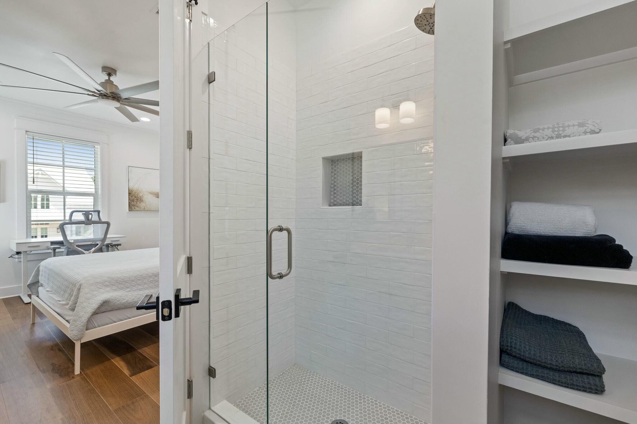 349 Seabreeze Blvd Inlet Beach Inlet Beach, FL 32461 - Photo 64 of 74 a bathroom with a sink and a mirror