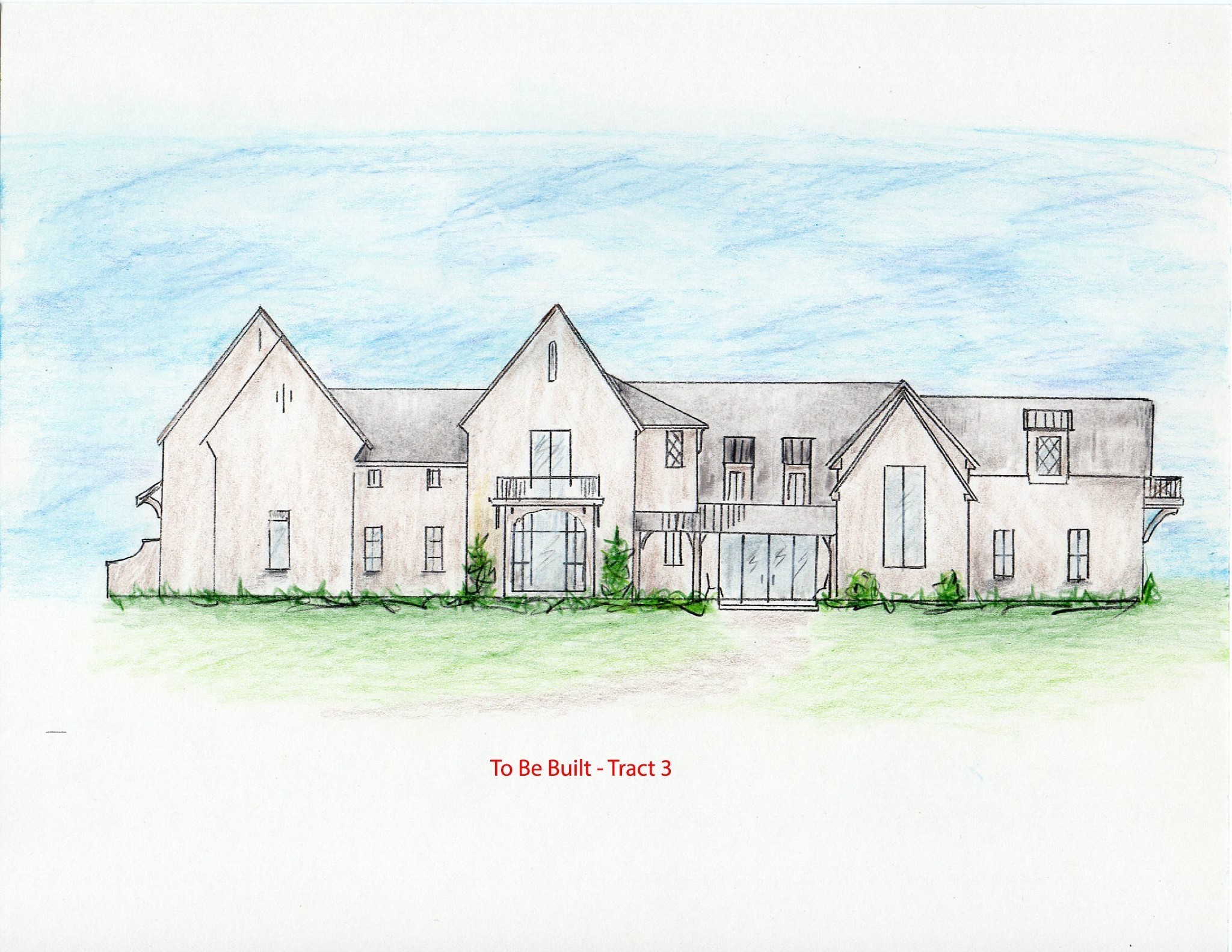 0 Ladd Road College Grove, TN 37046 - Photo 12 of 14 a view of a house with a big yard and large trees