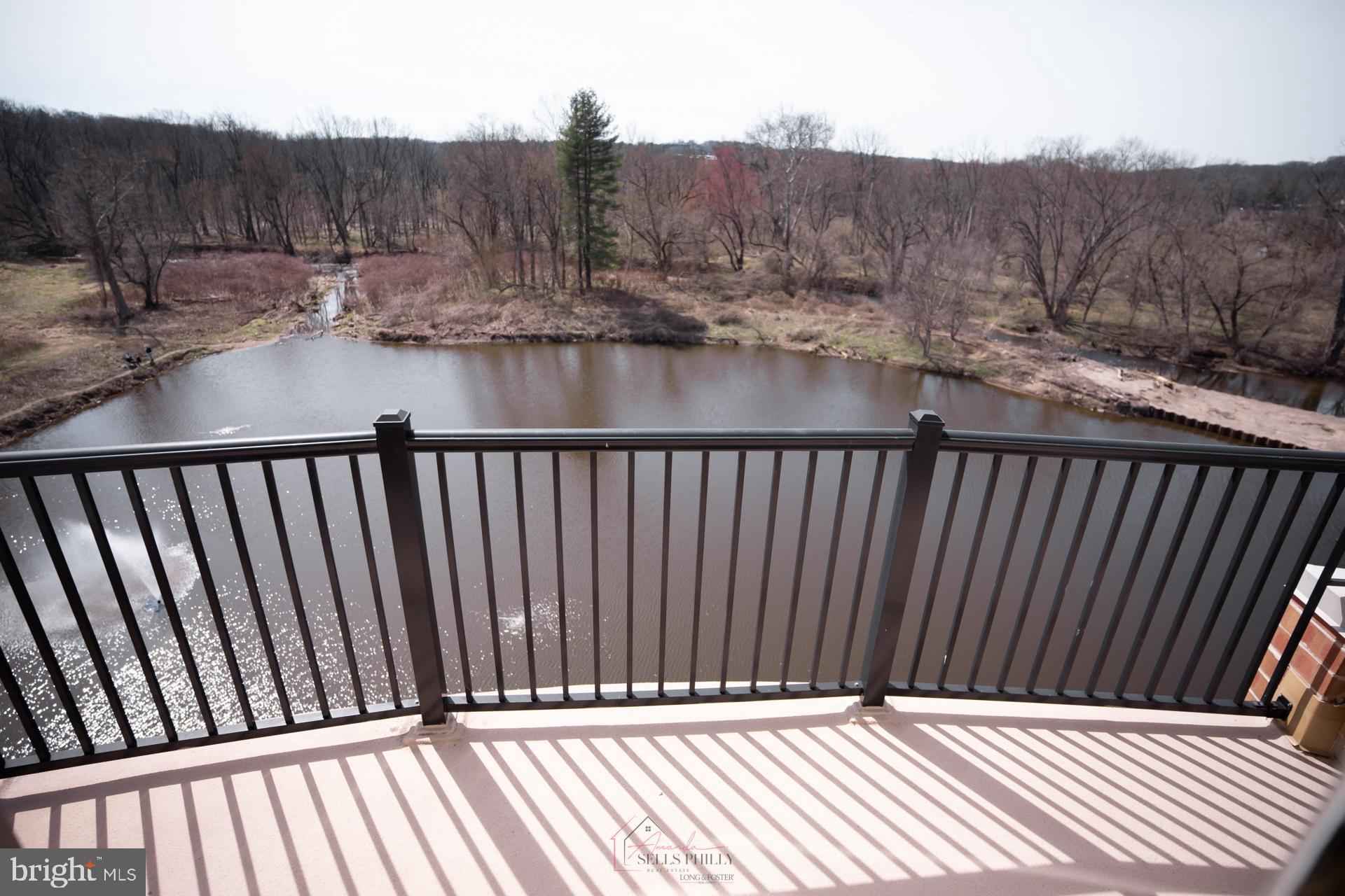 528 Carson Terrace Huntingdon Valley, PA 19006 - Photo 21 of 43 a view of balcony with wooden floor and fence