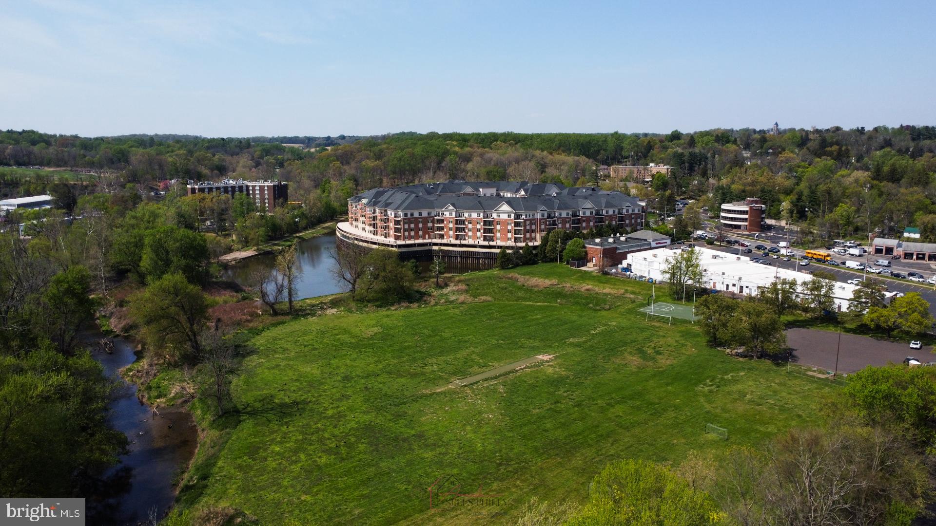 528 Carson Terrace Huntingdon Valley, PA 19006 - Photo 42 of 43 a view of a lake with a mountain in the background
