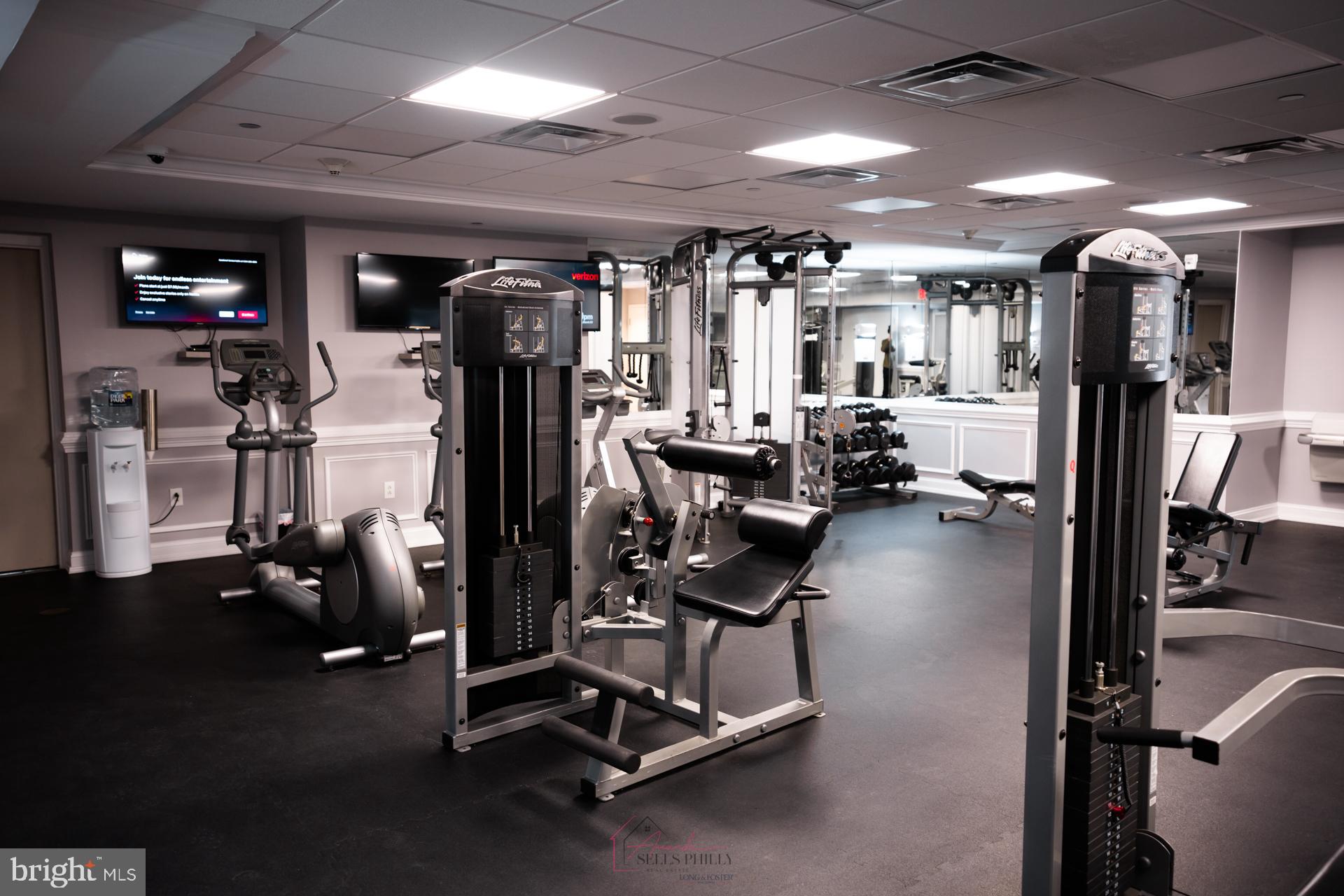 528 Carson Terrace Huntingdon Valley, PA 19006 - Photo 43 of 43 a view of a room with gym equipment