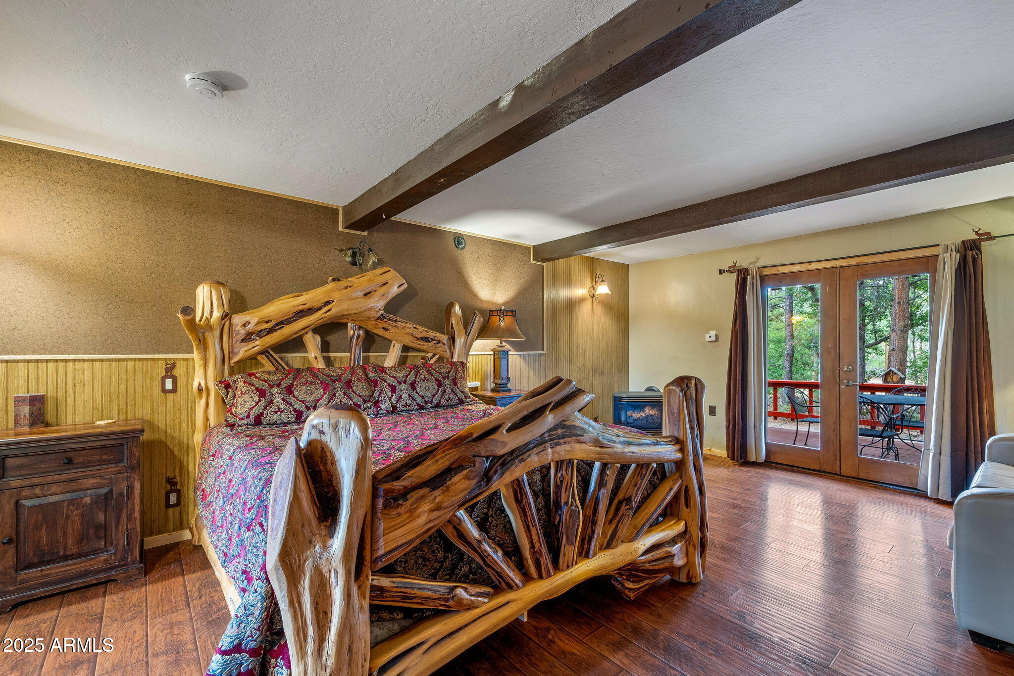2444 South Jan Lane Pinetop, AZ 85935 - Photo 22 of 61 a bedroom with furniture and wooden floor