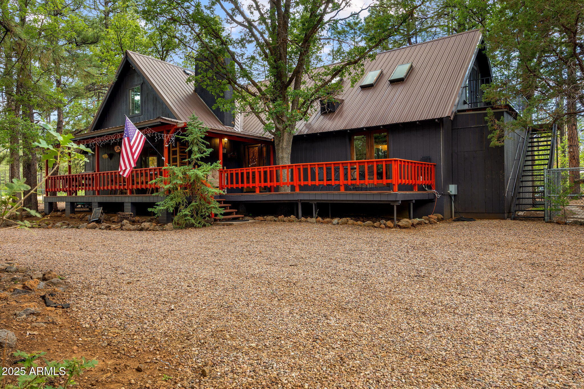 2444 South Jan Lane Pinetop, AZ 85935 - Photo 2 of 61 a view of a house with a yard and deck