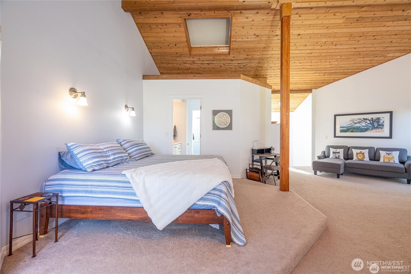 2877 North Nugent Road, Unit M4 Lummi Island, WA 98262 - Photo 14 of 31 a bedroom with furniture and a window