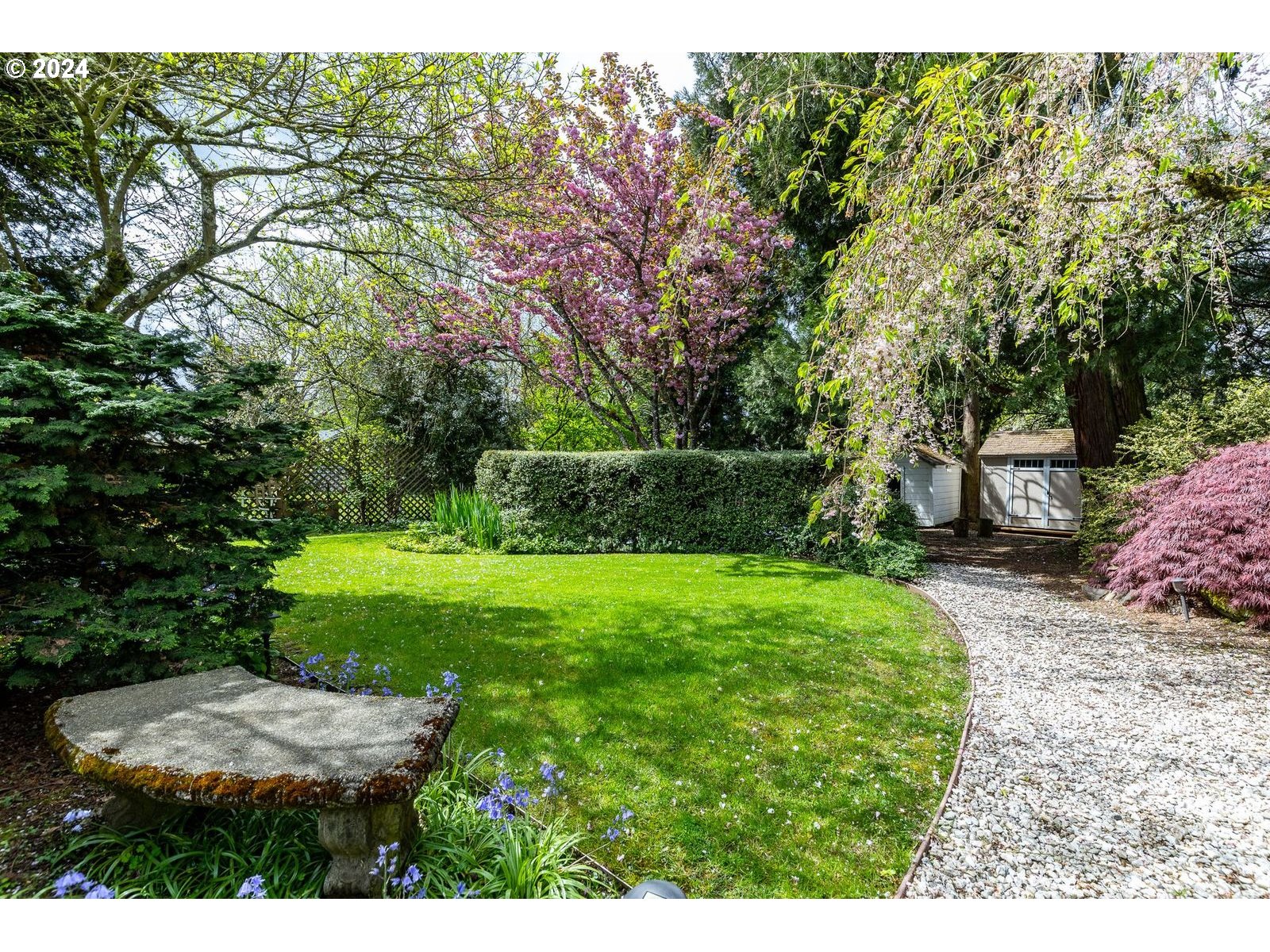 1450 Bogart Lane Eugene, OR 97401 - Photo 27 of 34 a view of a backyard