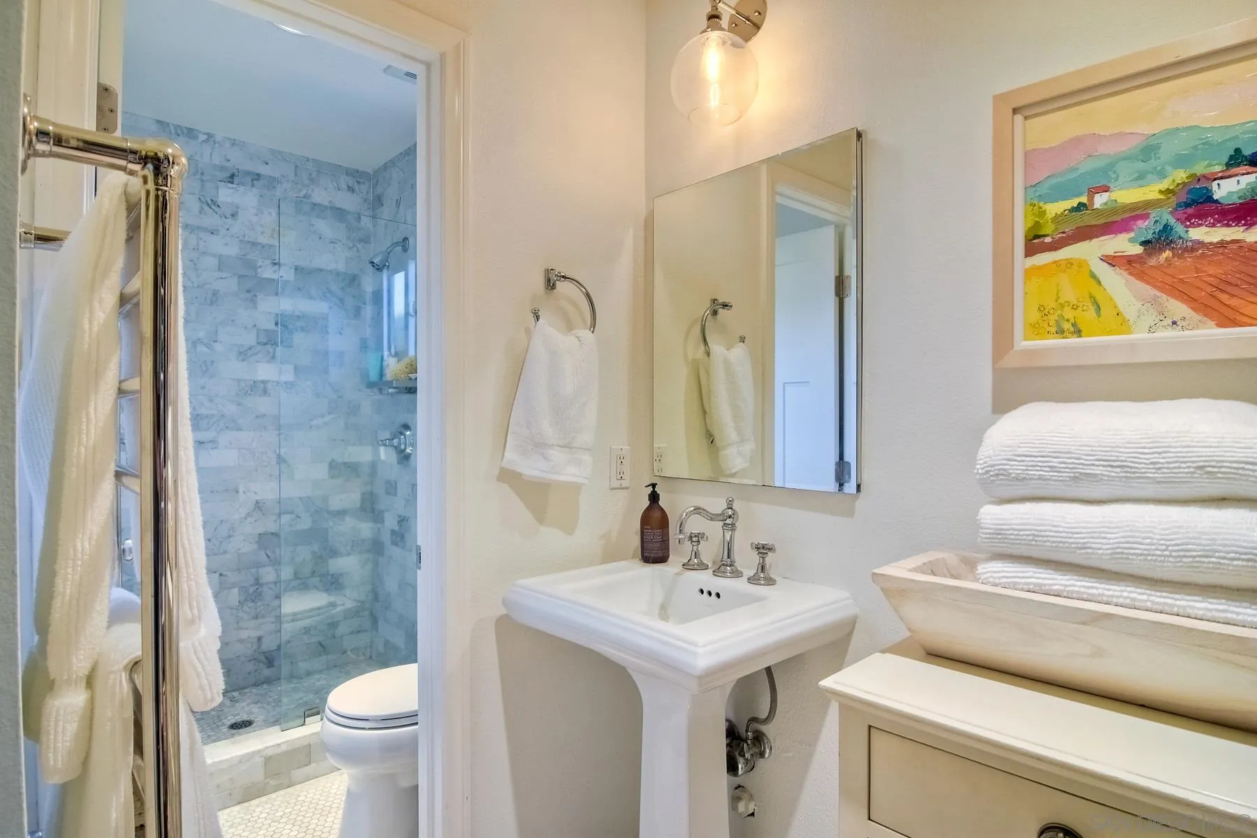 1161 Balour Drive Encinitas, CA 92024 - Photo 15 of 26 a bathroom with a sink and a mirror