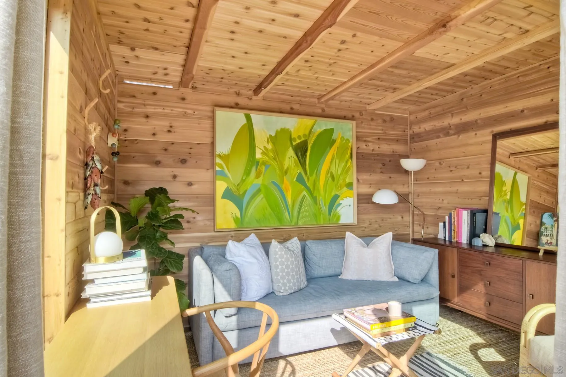 1161 Balour Drive Encinitas, CA 92024 - Photo 22 of 26 a living room with fireplace furniture and a rug