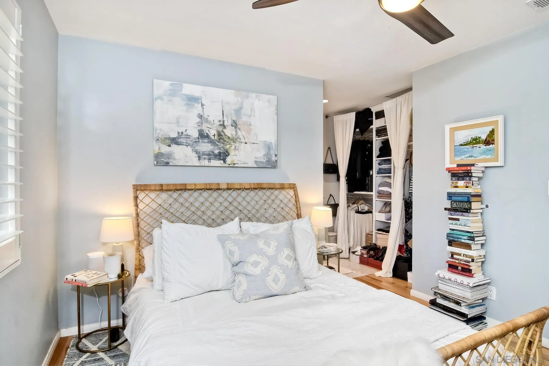 1161 Balour Drive Encinitas, CA 92024 - Photo 10 of 26 a bedroom with a bed and a window